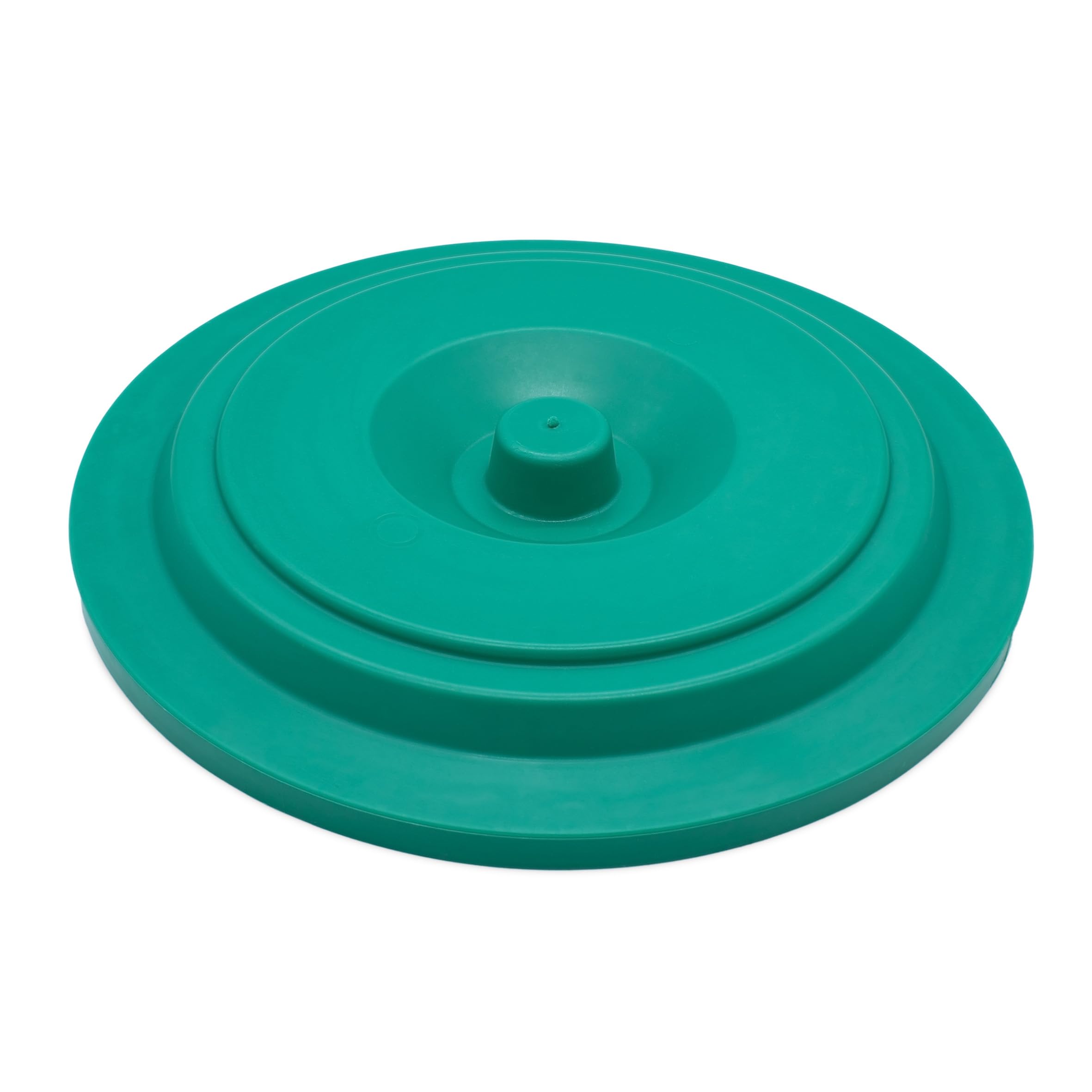 Bidone universale, 70 l, con coperchio e 2 maniglie, colore verde