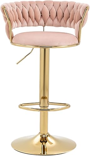 Miniatura 23 de Taburetes de bar modernos con respaldo, juego de 1 taburetes de bar de altura de mostrador para cocina, sillas para barra de cocina, silla de bar de