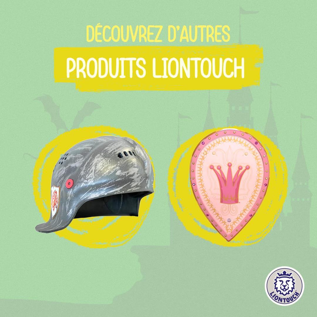 Liontouch - Ensemble de 5 Épées | Jouets de pour Enfants 3ans + - Dragon Fantastique, Roi Lion, Prince, Pirate Crâne & Viking Nordique | Armes Sûres & Armure de Bataille