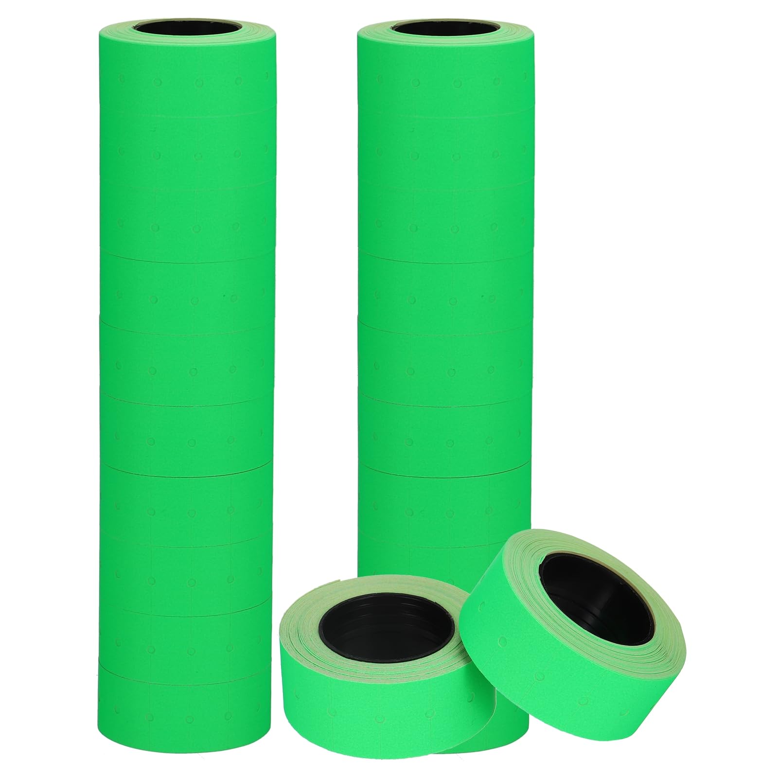 PATIKIL Price Gun Labels for Mx-5500, (20 Roll 10000Pcs, Green), Sticky Price Marker Label Stickers Blank Tag Stickers, Suit for - Retail Shop Office