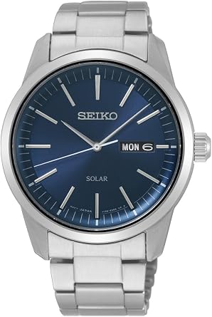 Seiko Men's Quartz Watch Stainless Steel with Stainless Steel Strap SNE525P1