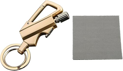 Miniatura 9 de Encendedor infinito permanente, encendedor de llavero con abrebotellas multiherramienta, impermeable y reutilizable, resistente al viento para