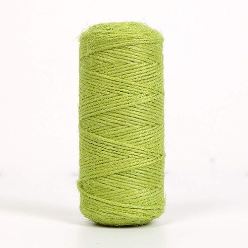 Micomon Cordel de yute rosa de 300 pies para manualidades cordel de Navidad materiales de embalaje cuerda duradera para jardinería color rosa oscuro