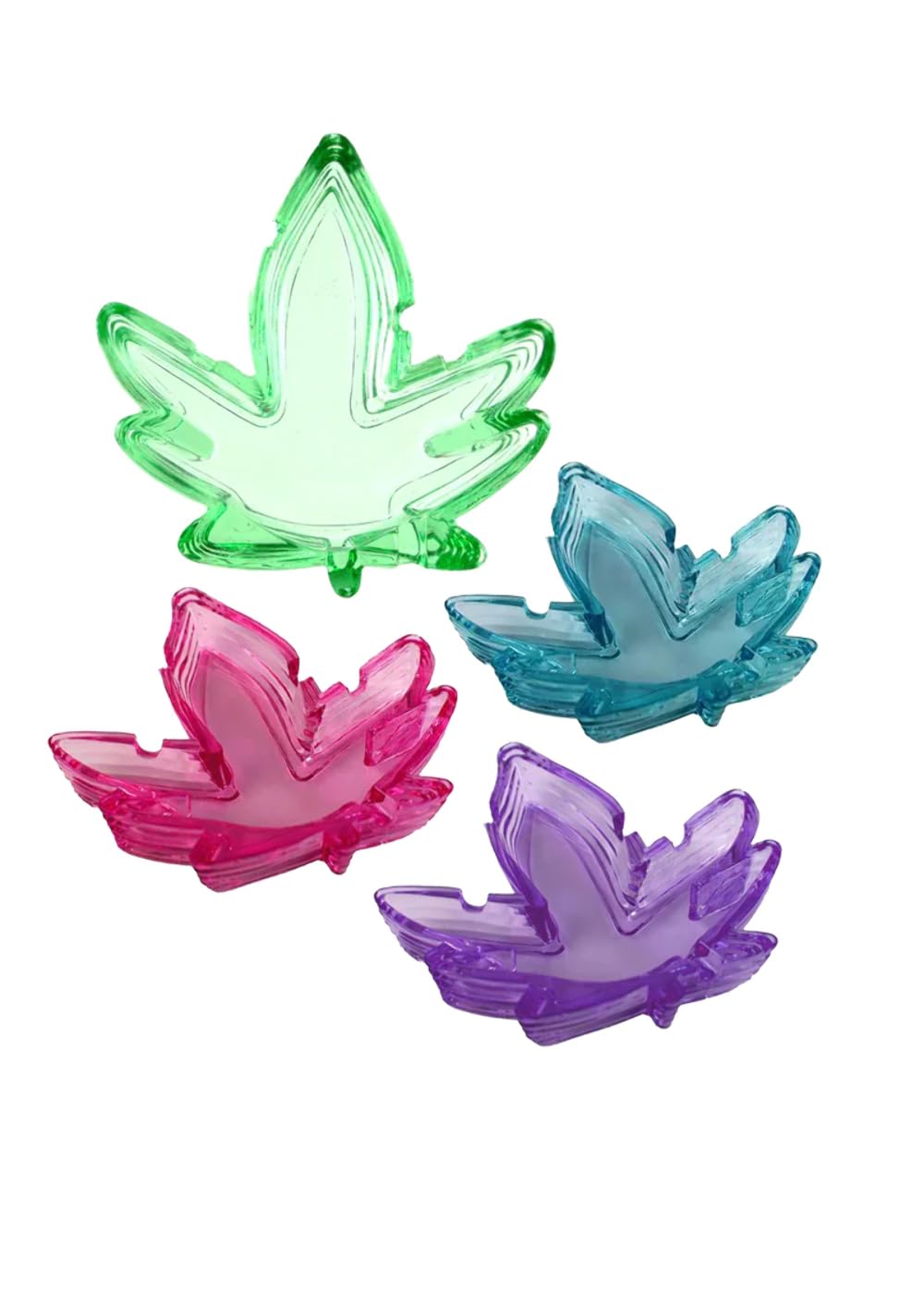 Kheper Games Pot Leaf Ashtray, Assorted Designs, Single Ashtray (One Unit per Order)