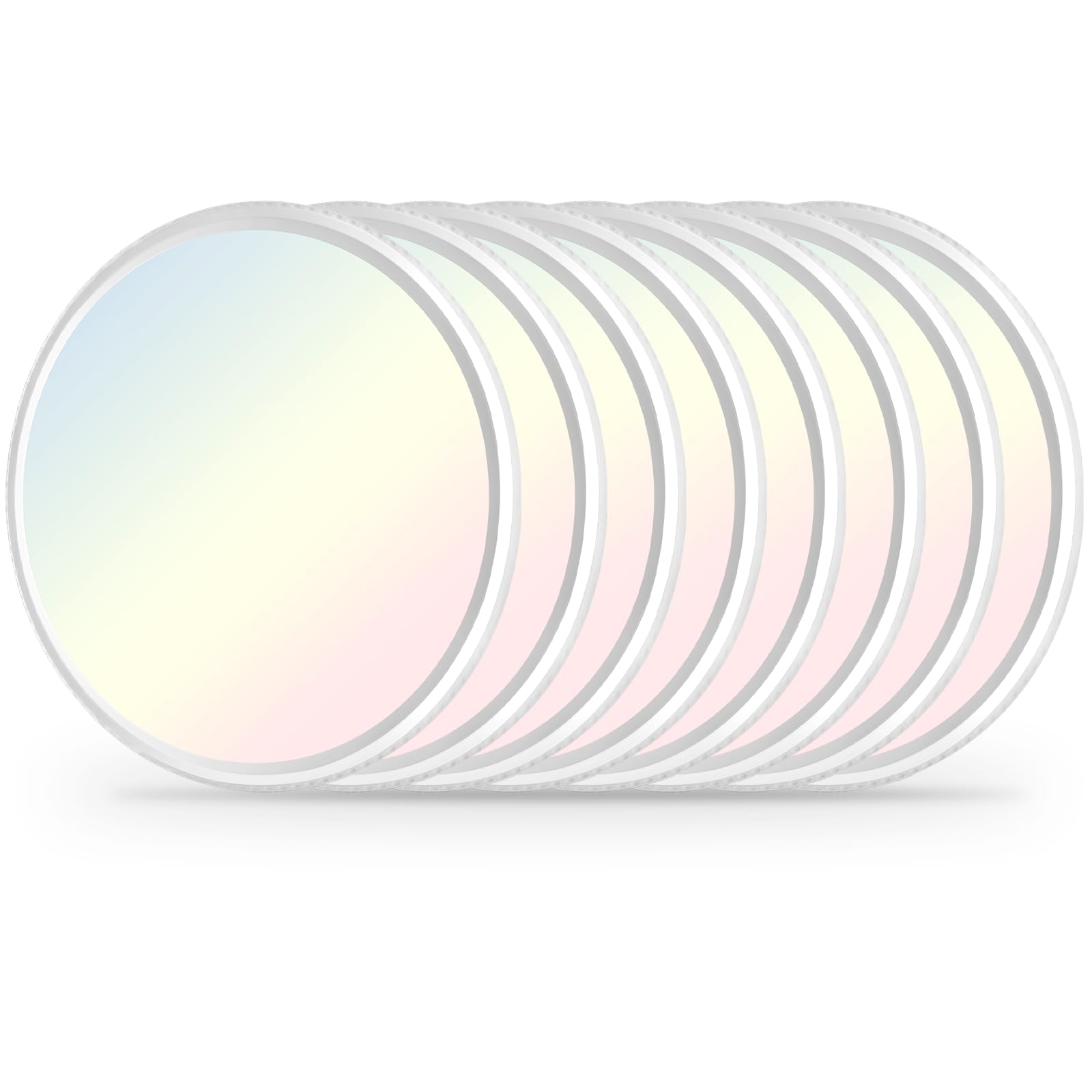 LED Ceiling Light, 9 Inch Led Flush Mount Ceiling Light 2800LM 3000K/4500K/6000K 3CCT Dimmable for Kitchen,Bedroom,Living Room(8 Pack, White)…