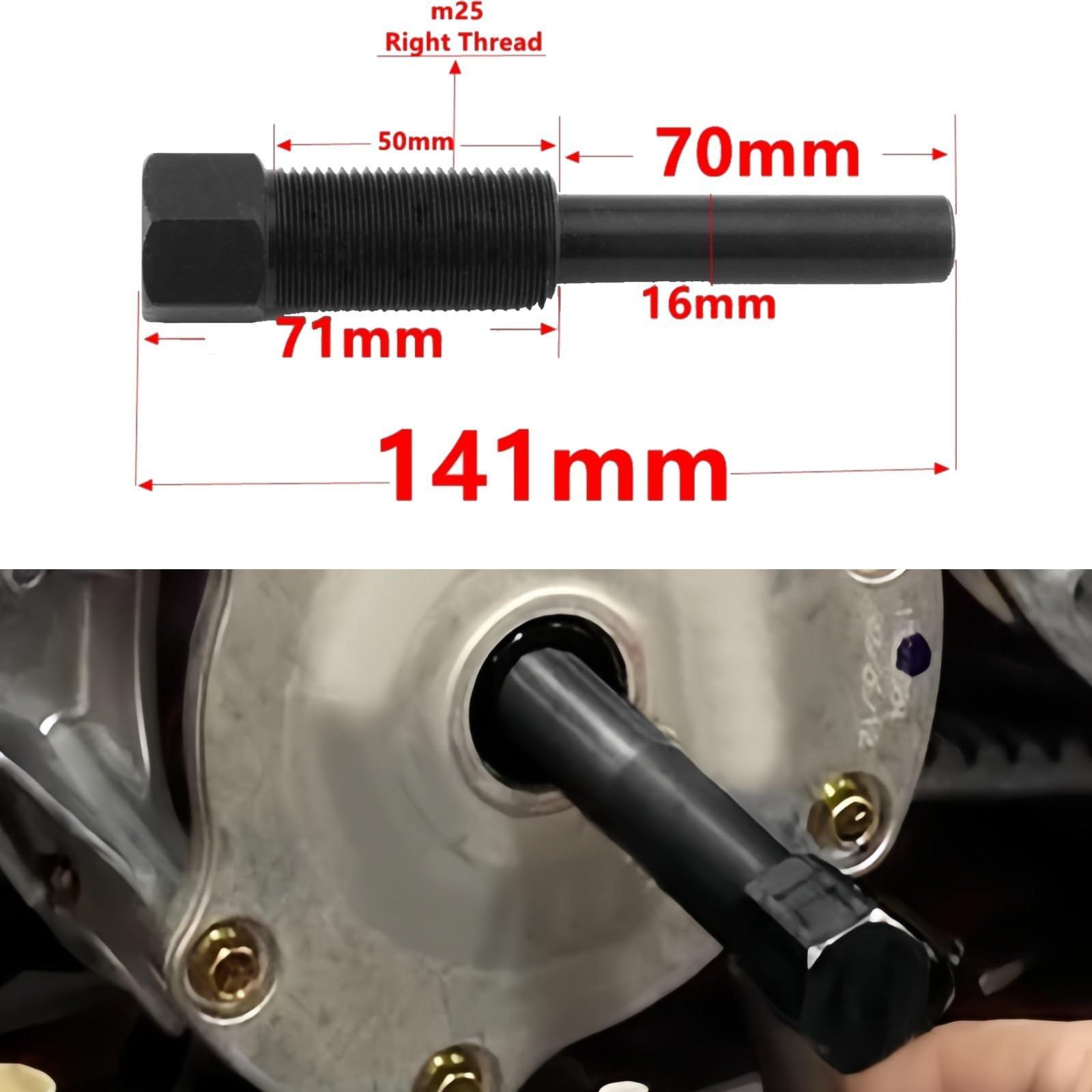 Wyciągacz magnesu Wyciągacz koła zamachowego magn Dla RZR 570/800/RZR XP 900/RZR-S4 1000 narzędzie do demontażu ściągacza sprzęgła dodatkowy ściągacz sprzęgła aluminium