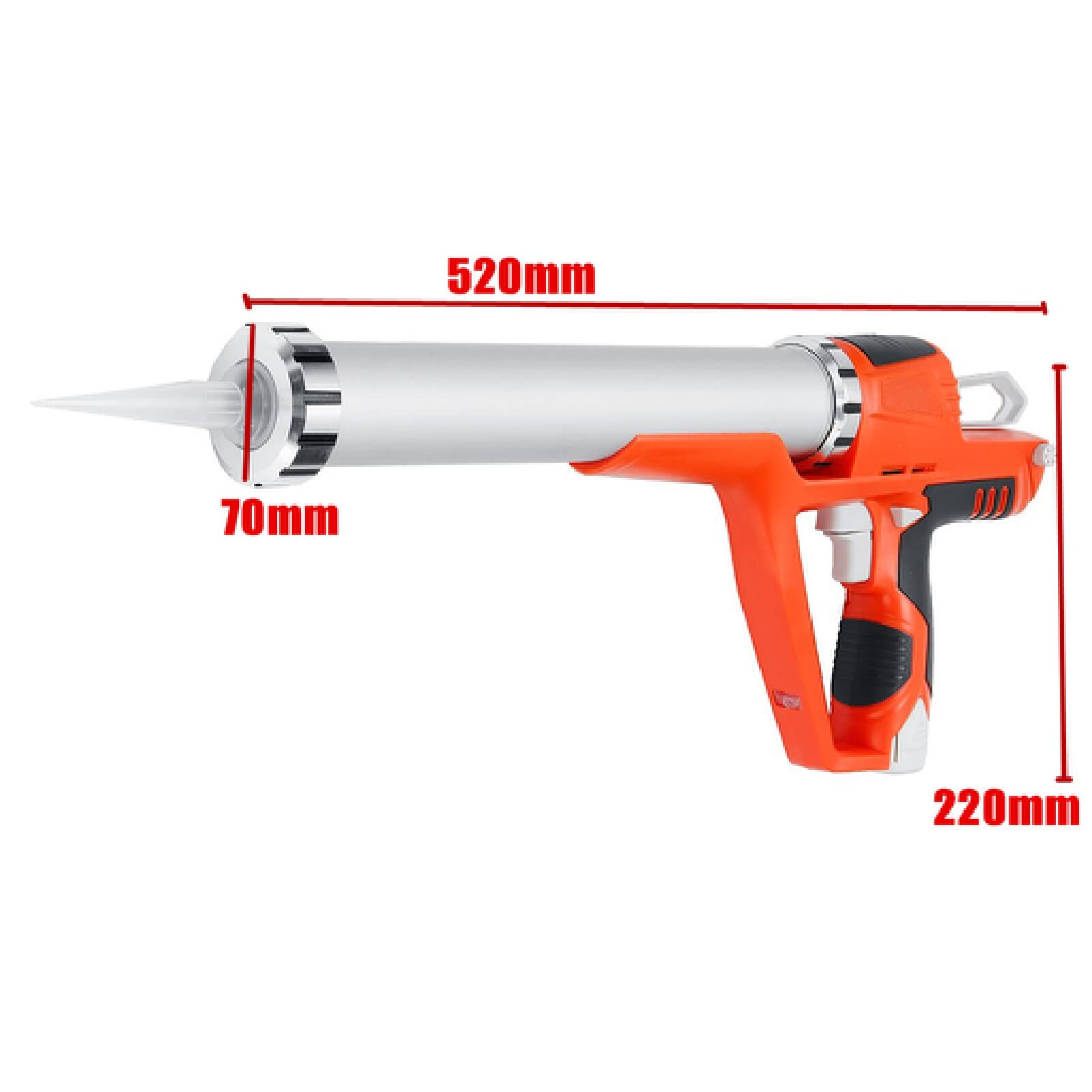 Pistolet do uszczelniania, pistolet do silikonu, pistolet do uszczelniania, pistolet do uszczelniania silikonu, pistolet do uszczelniania bez kropli, bezprzewodowy pistolet do uszczelniania kiełbas