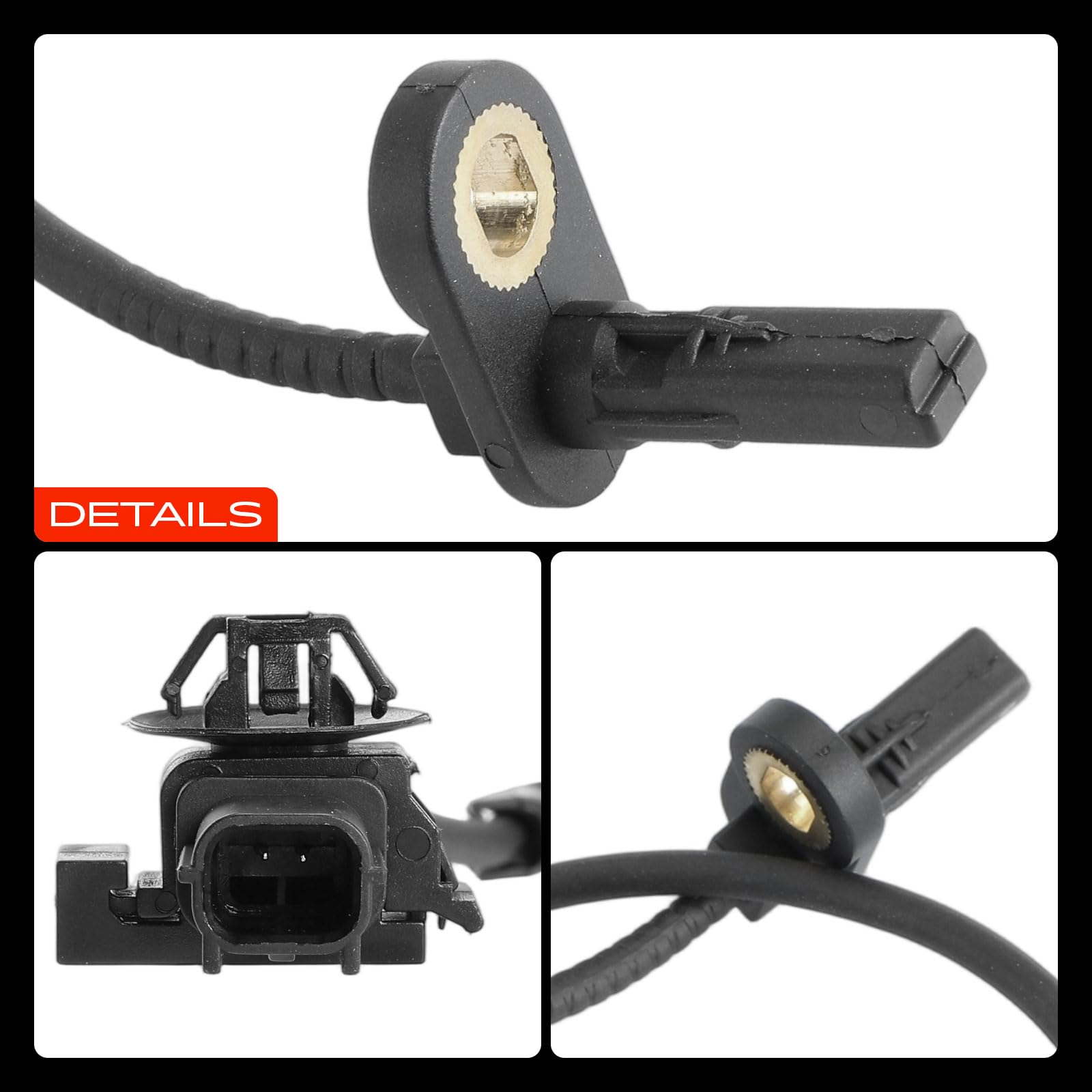 Frankberg Sensore Velocità Ruota ABS Sensore ABS 2-Poli Compatibile con Civic IX FK Civic IX Tourer FK Replace# 57455TV0E02,57455TV0E01
