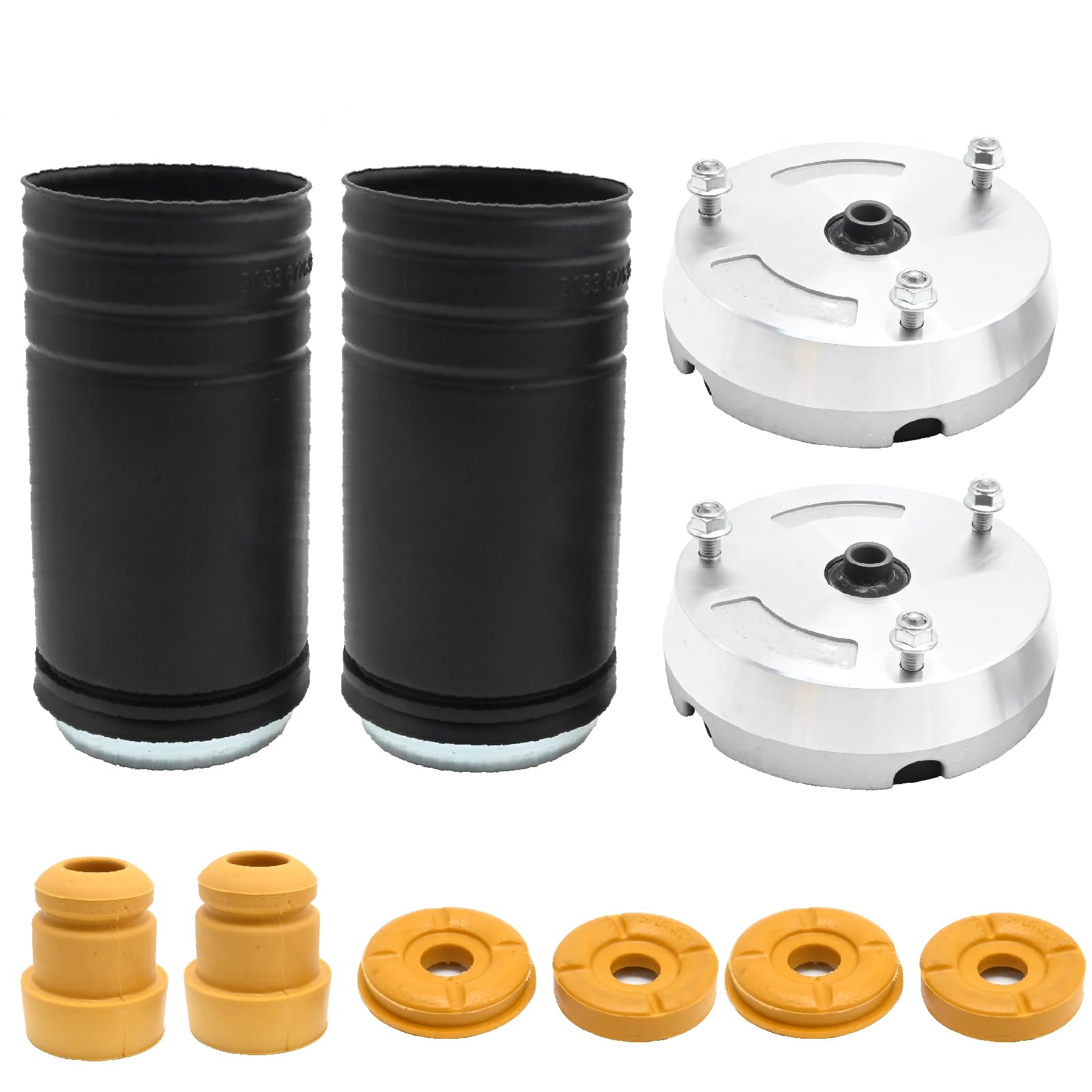 Newnessai 31336788776 Front Strut Shock Mount Kit, Upper Lower Support and Bump Stops Replacement for BMW X5 2007-2009 X6 2008-2009 X5 XDrive48i 2010,