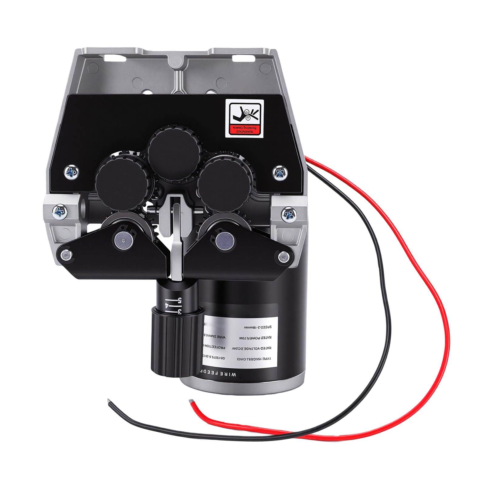 Generic Silnik Podajnika Drutu 15 KG 4-rolkowy Mechanizm Podawania Metalu 70 W do Drutu Stalowego Spawalniczego MIG/MAG W Osłonie Gazowej