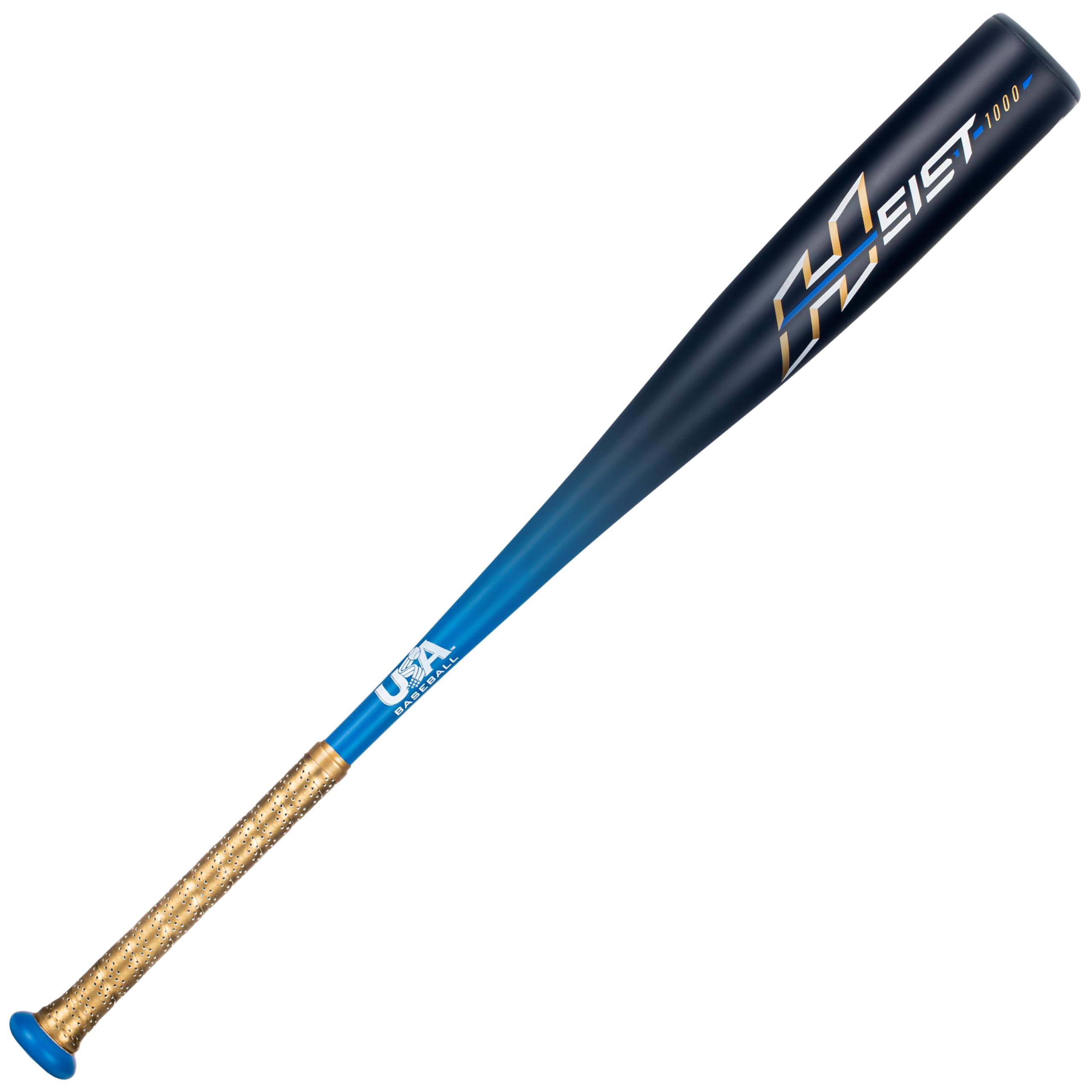 Franklin Sports Youth Baseball Bat - Heist Kids Baseball Bats for Ages 8-12 - 2 5/8" Inch Big Barrel Kids Metal Bat - Youth Drop -9 + -10 Aluminum Bats - USA Baseball - 26" to 30" Bats