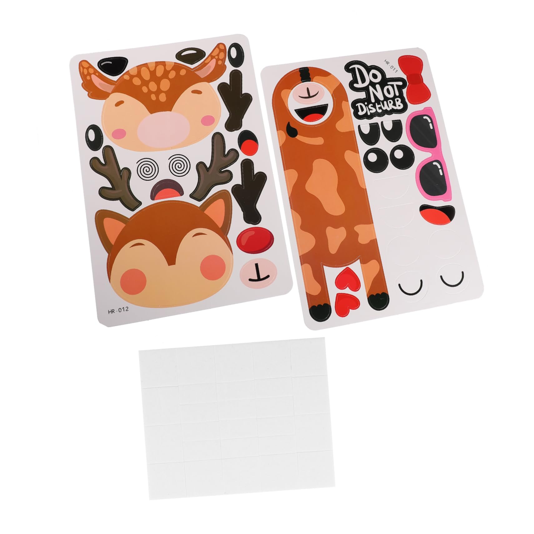 NOLITOY Lovely Door Signs Kit 2pcs Children's Door Knob Decor Diy Animal Designs