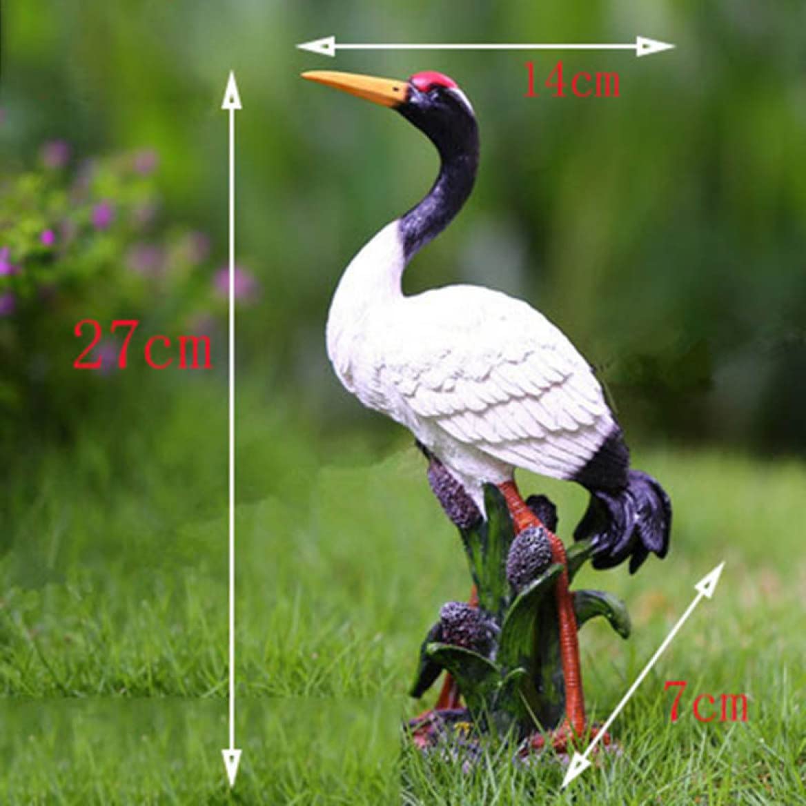 Amazon.co.jp: ガーデンオーナメント 置物 鶴 タイプ 置物 園庭 風景