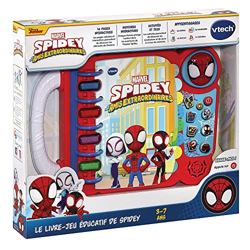 VTech- Spidey Libro, Multicolore, Bambino, 552305