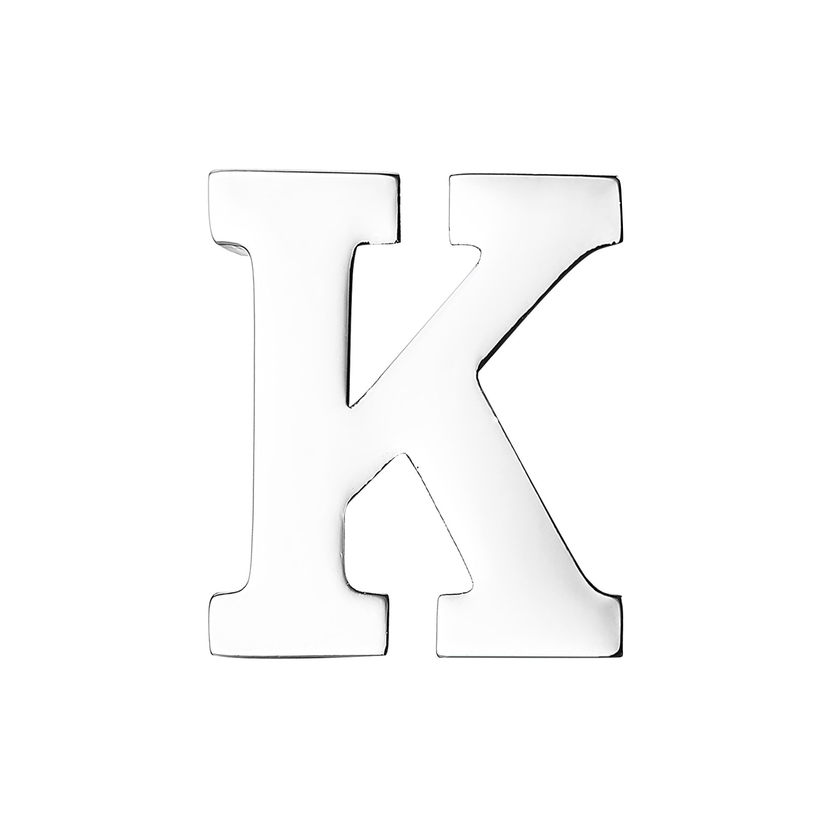 MISSU JEWELLRY Mens Business Letters Collar Brooch Pins 26 Alphabet Monogram Collar pin Suit Lapel Pin Badge for Husband