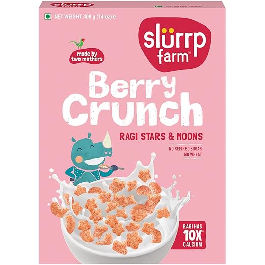 Slurrp Farm Berry Crunch Cereal 400g 400 g