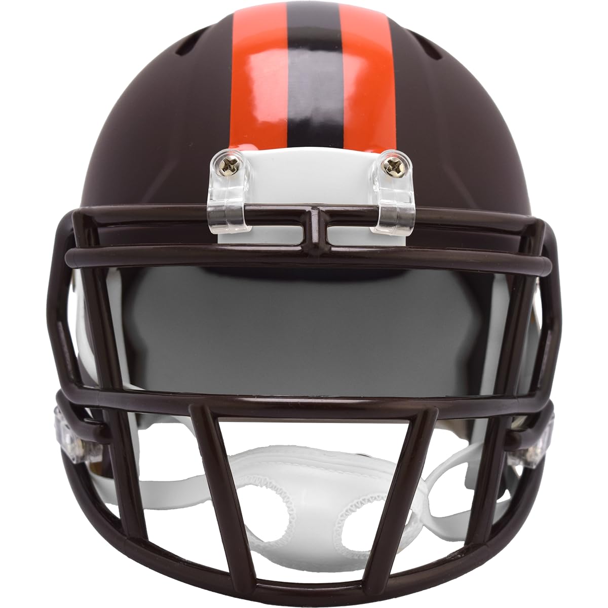 Cleveland Browns Alpha Dog Dark Matte Brown 2025 On-Field Revolution Speed Mini Football Helmet