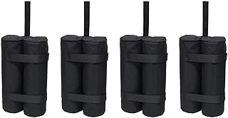 Yiyer Baldacchino Sacchi di Peso per Il Pop-Up Baldacchino Tenda 6-Pack Gamba Pesi Sacchi di Sabbia per Listante del Sole Allaperto Riparo Baldacchino Gambe (Borse Solo Sabbia Non
