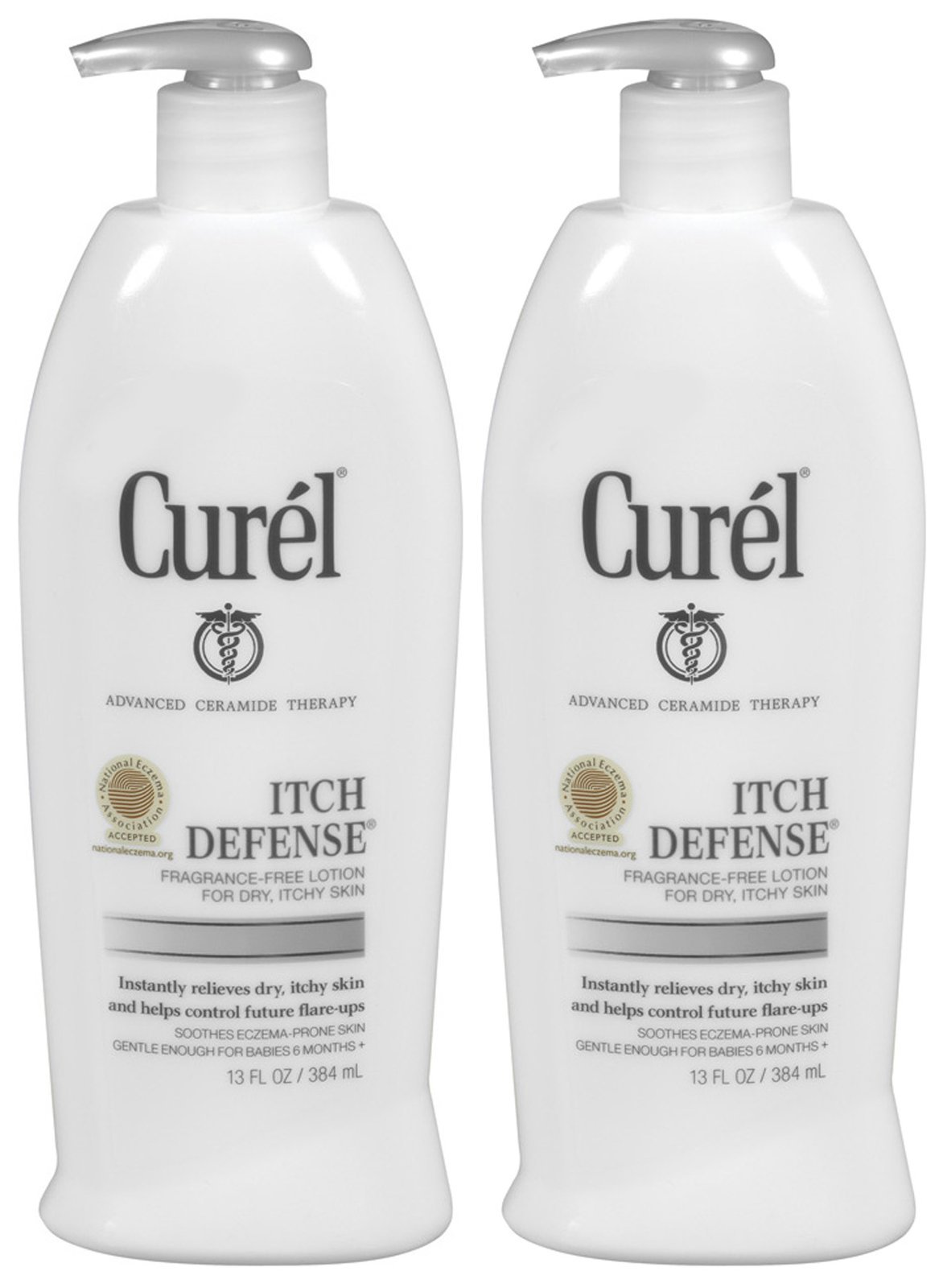 Curel Itch Defense Lotion 13 Ounce Pump (384ml) (2 Pack)