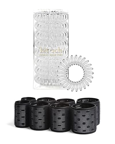 Kitsch Lazos de pelo en espiral impermeables para mujeres y rodillos térmicos de cerámica para el cabello con descuento