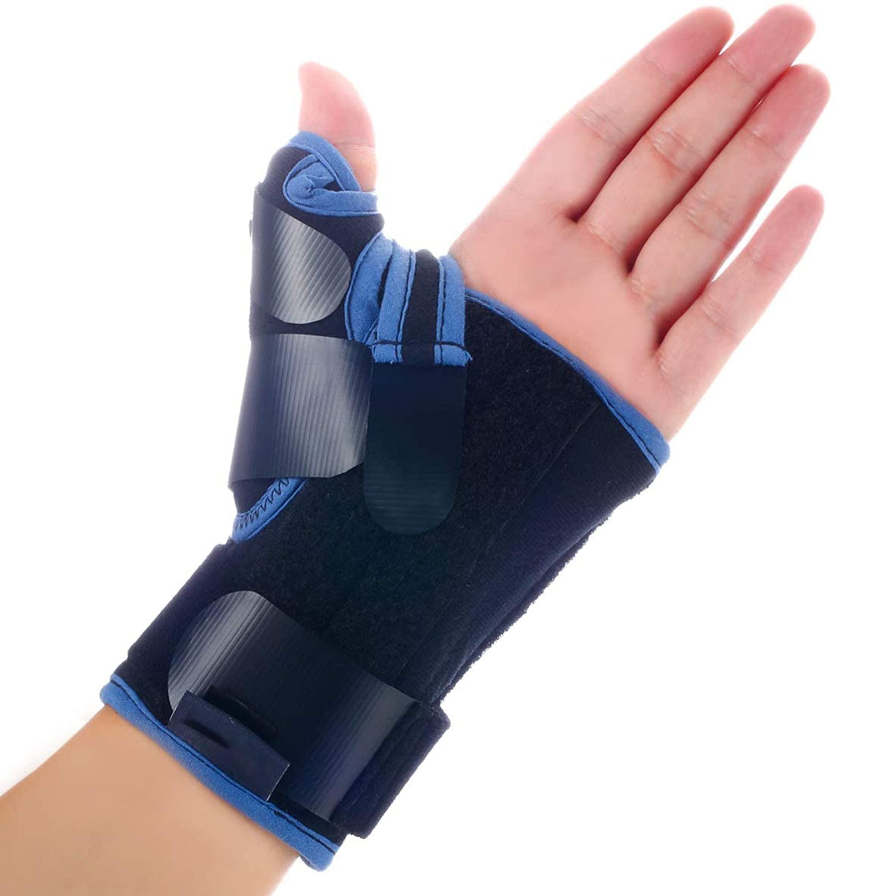 Stecca per Polso Tutore Tendinite della Mano Artrite Distorsione Lesioni Sportive Sollievo dal Dolore Supporto Regolabile Stecca Sollievo per Lesioni Polso per Tunnel Carpale,Short Left,M
