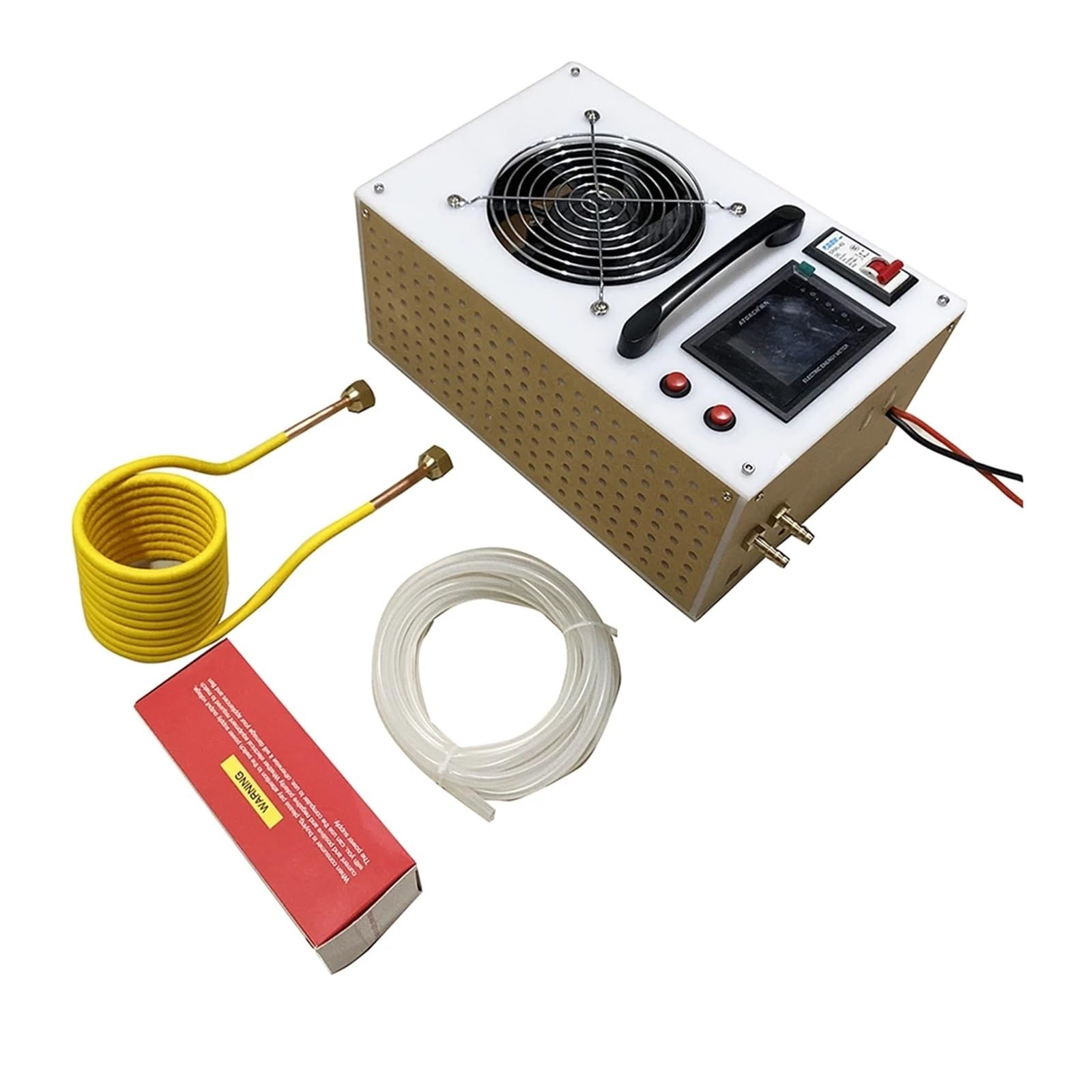 Induction Heater, 2500W Induction Heater High Frequency Induction Heating Machine Metal Smelting Furnace Welding Metal Quenching Equipment(2500W)
