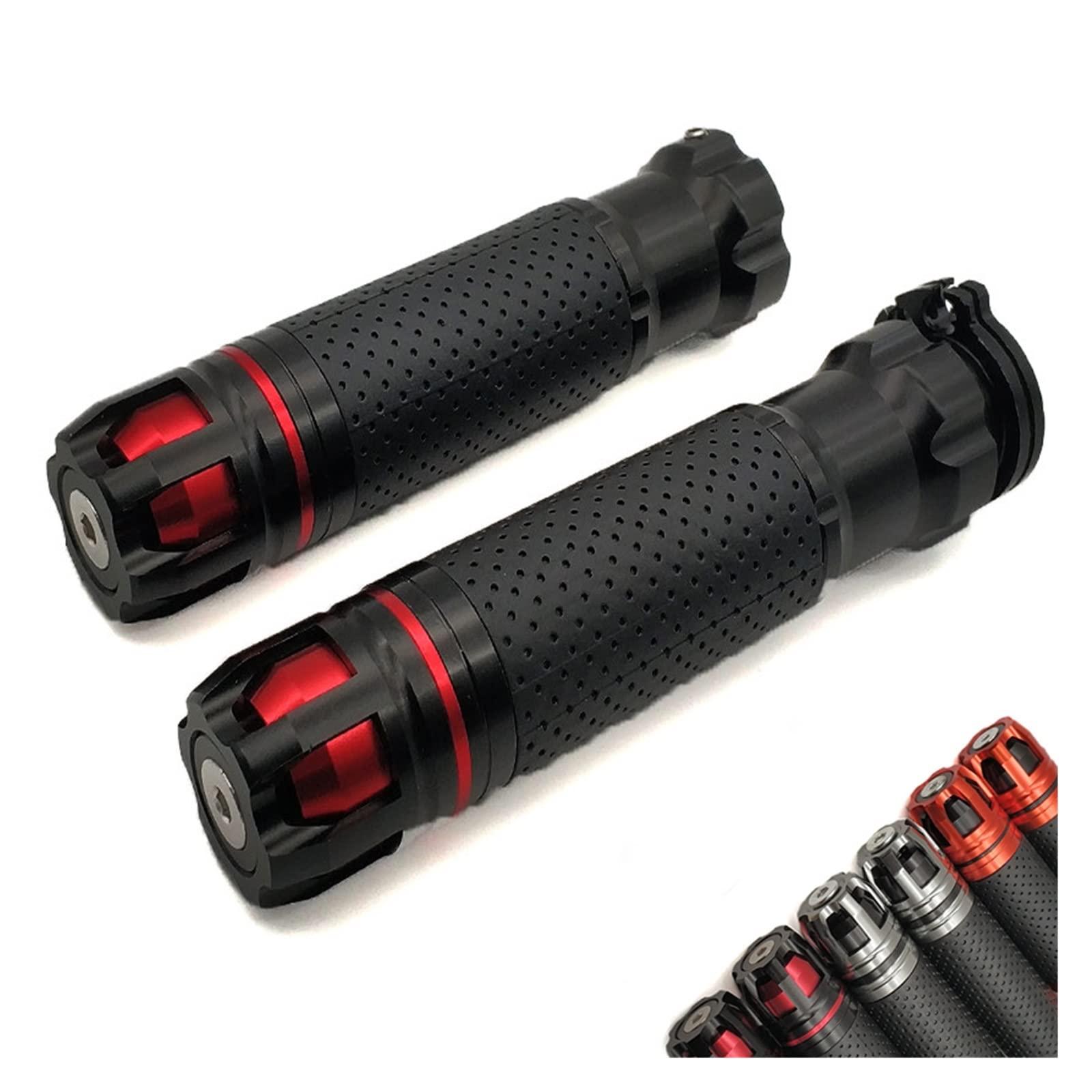 Motorradknopfgriff Lenkerabdeckung Für Wr 450 F Serow 225 250 TTR125 TTR250 Universal Motorrad Griff Griffe Enden Racing Lenker CNC 22mm 7/8"