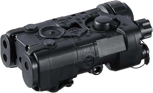 Miniatura 5 de GoldenBall -ACW Airsoft PEQ-15 NGAL Láser rojo e IR + láser rojo visible + linterna LED blanca - Negro