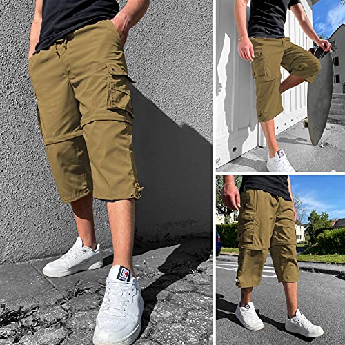 Kendindza Bermuda voor heren, met afritsbare pijpen, 3/4 pijpen - Image 8