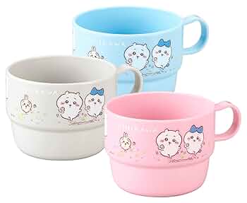 Amazon｜オーエスケー OSK ちいかわ 取っ手付き コップ 3個
