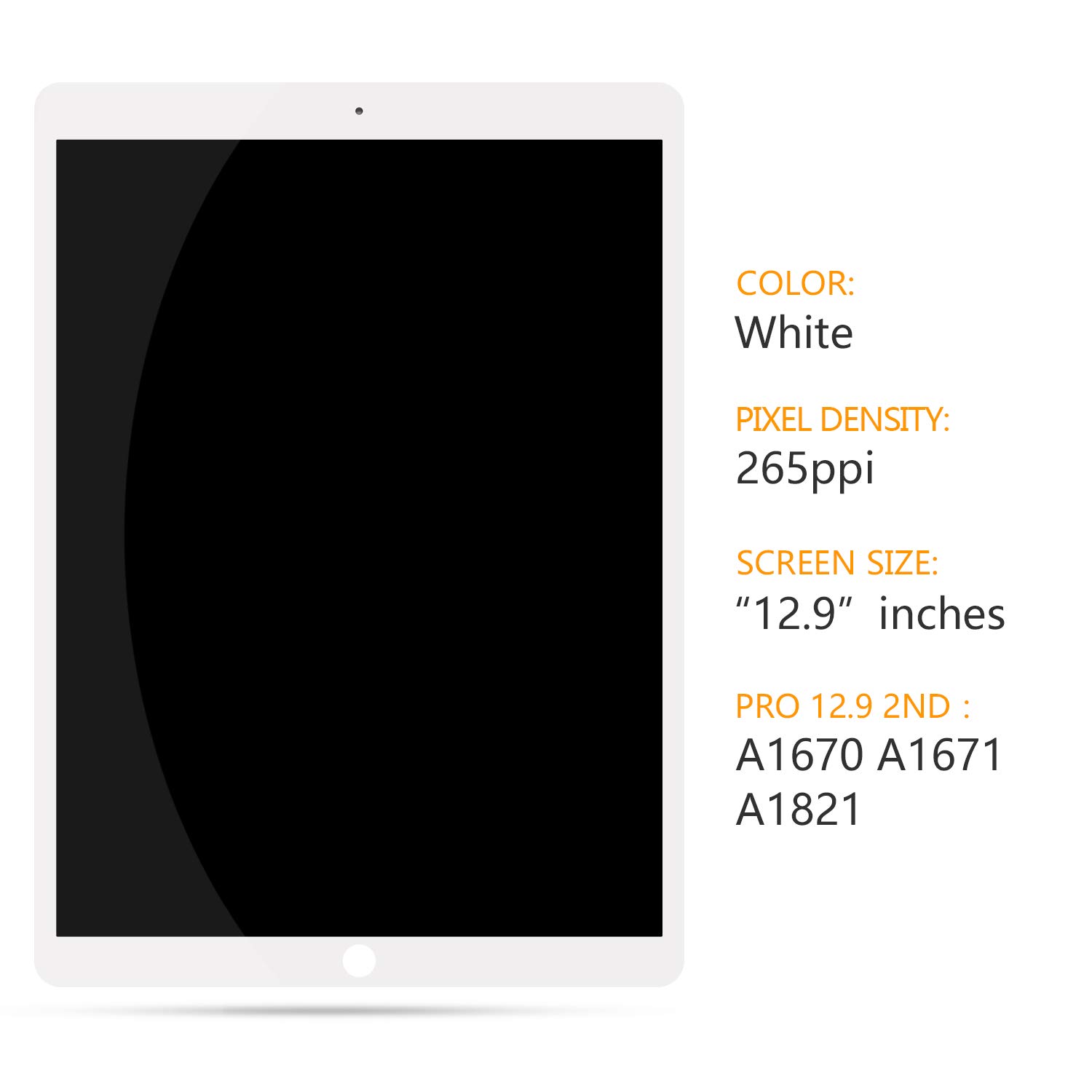 iPad Pro12.9 インチ 第2世代 2nd A1670 タッチスクリーン s-l400.jpg