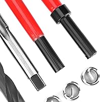 Vista 6 de Kit de reparación de roscas M16x1.5, kit de reparación de roscas de rosca, kit de reparación de roscas de rosca hembra de acero inoxidable, kit