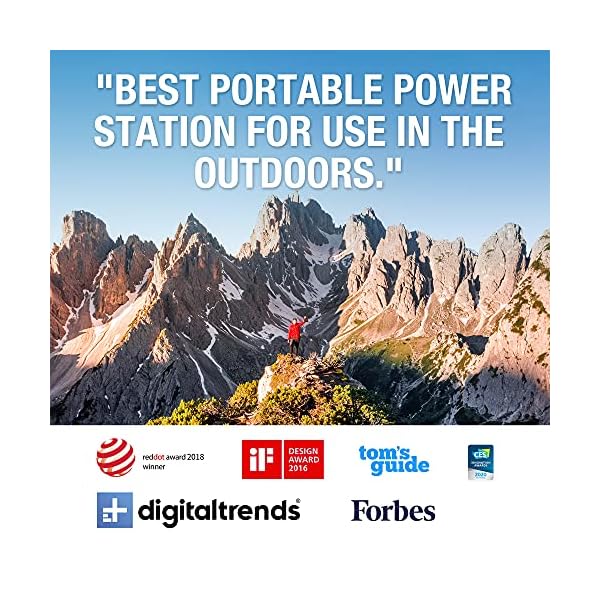 Jackery Explorer 240, 3.6V/67200mAh/240Wh Tragbare Powerstation Mobiler Stromspeicher mit Reinen Sinuswellen 230V/200W… – Bild 3