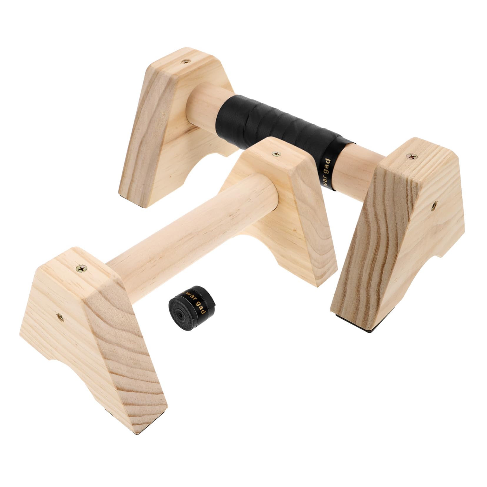 GANAZONO Men's Handles Wooden Stand Home Gym Equipments Exercise Handles Gymnastics Bars