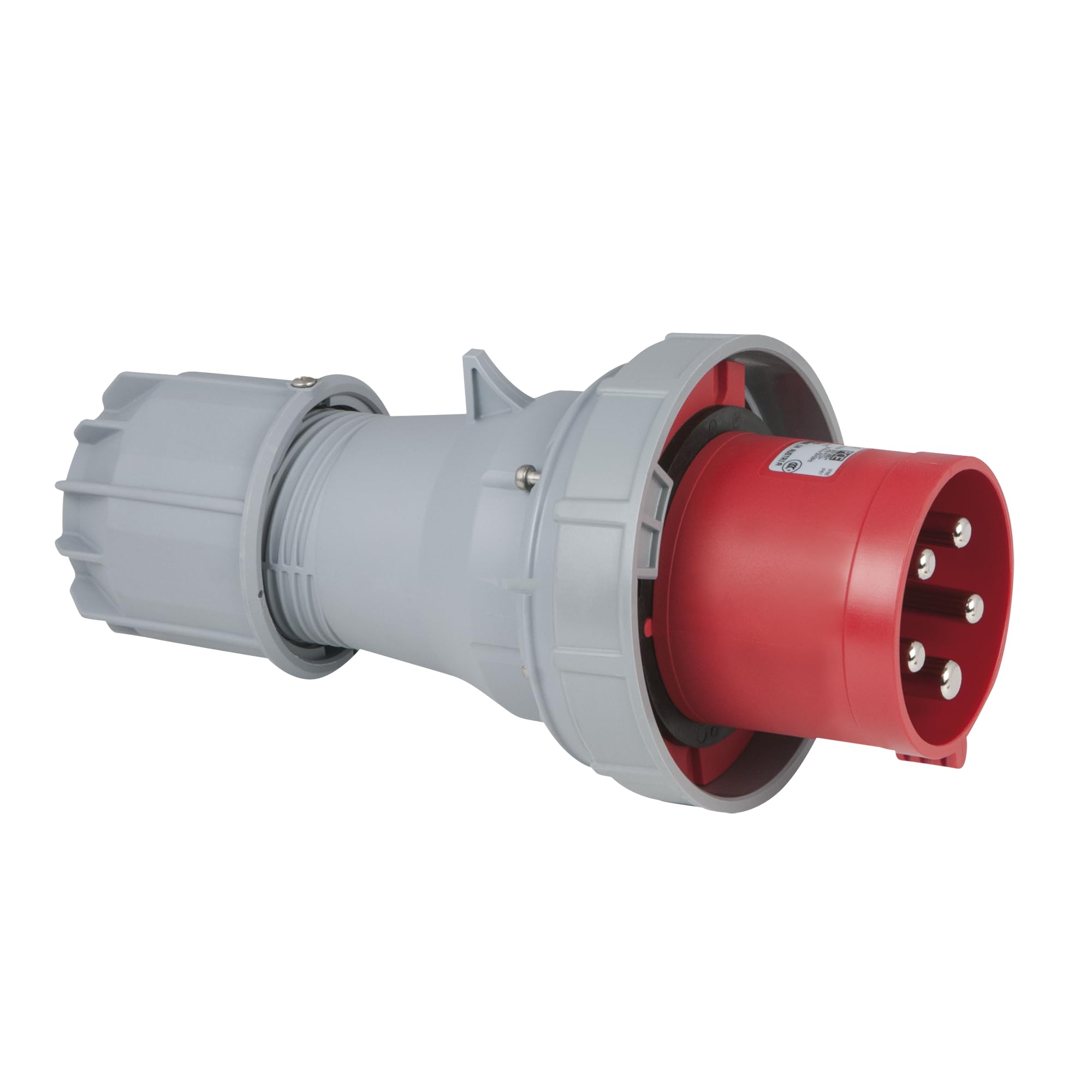 PCE CEE 125A 400V 5p Spina Maschio Rosso, IP67