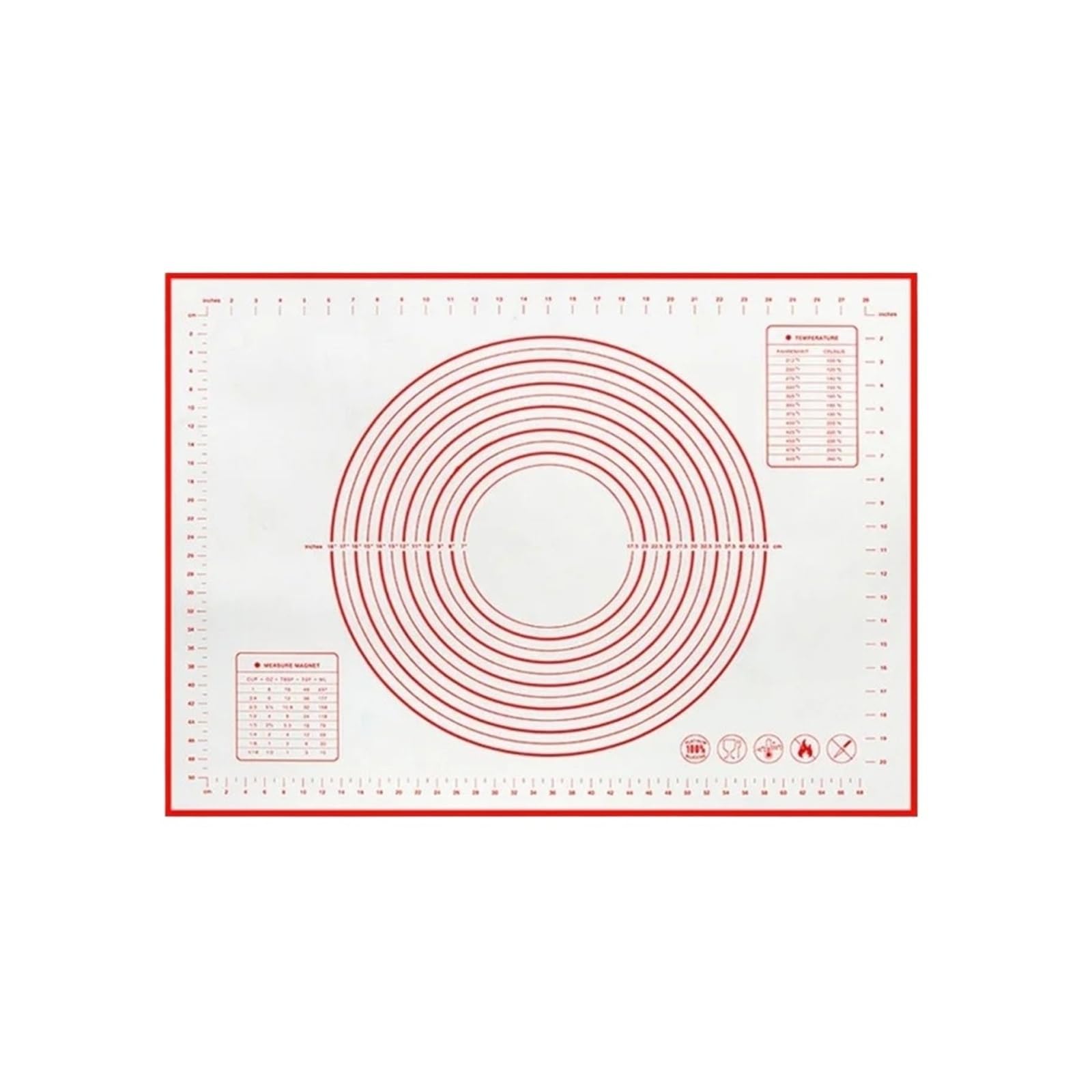 Tapis de cuisson en silicone 30x40cm antiadhésif pour pâtisserie au four