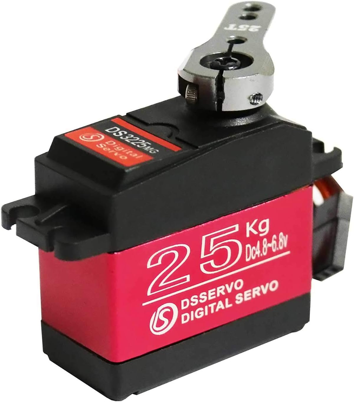 35kg High Torque Servo, Coreless Servo with Full Aluminum Case and Stainless Steel Gear Servo, Waterpoof Servo Compatible with 1/6，1/8, 1/10, 1/12 RC Car/Robot/Boat