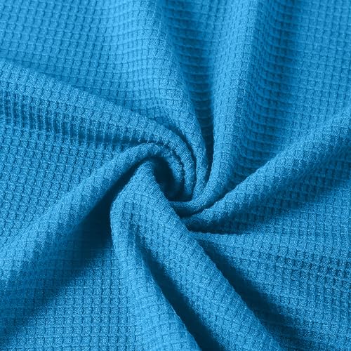 Mens Quarter Pullover Sweatshirt Casual Long Sleeve Knit Pullover Tops Waffle Button down Sweatshirt Fall Fashion Top3