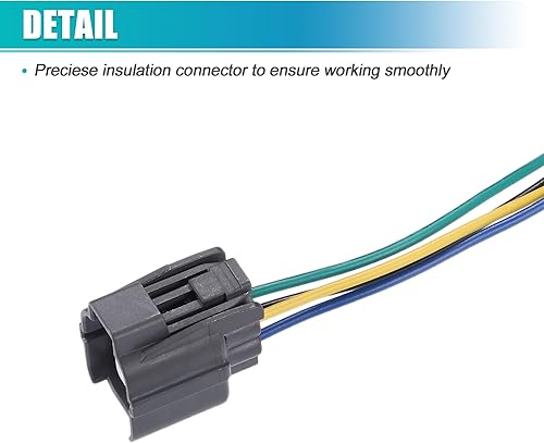 Miniatura 4 de uxcell Conector hembra No.36531PPA305/36531RAAA02/36531RAAA01 del sensor de oxígeno O2 para Honda CR-V 2002-2004 4pin