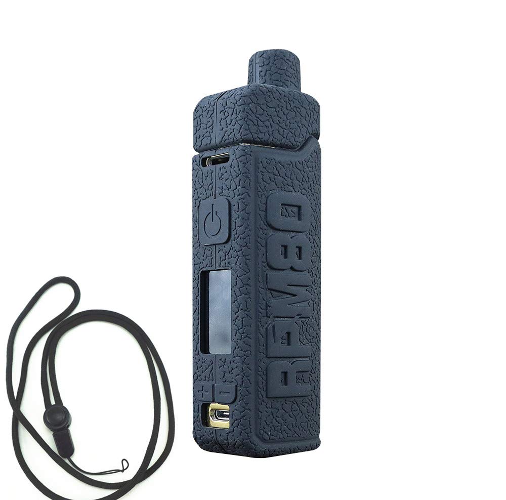 DSC-Mart Texture Cover for Smok Rpm80 80W Silicone Case Protective Rubber Sleeve Skin Shield Black
