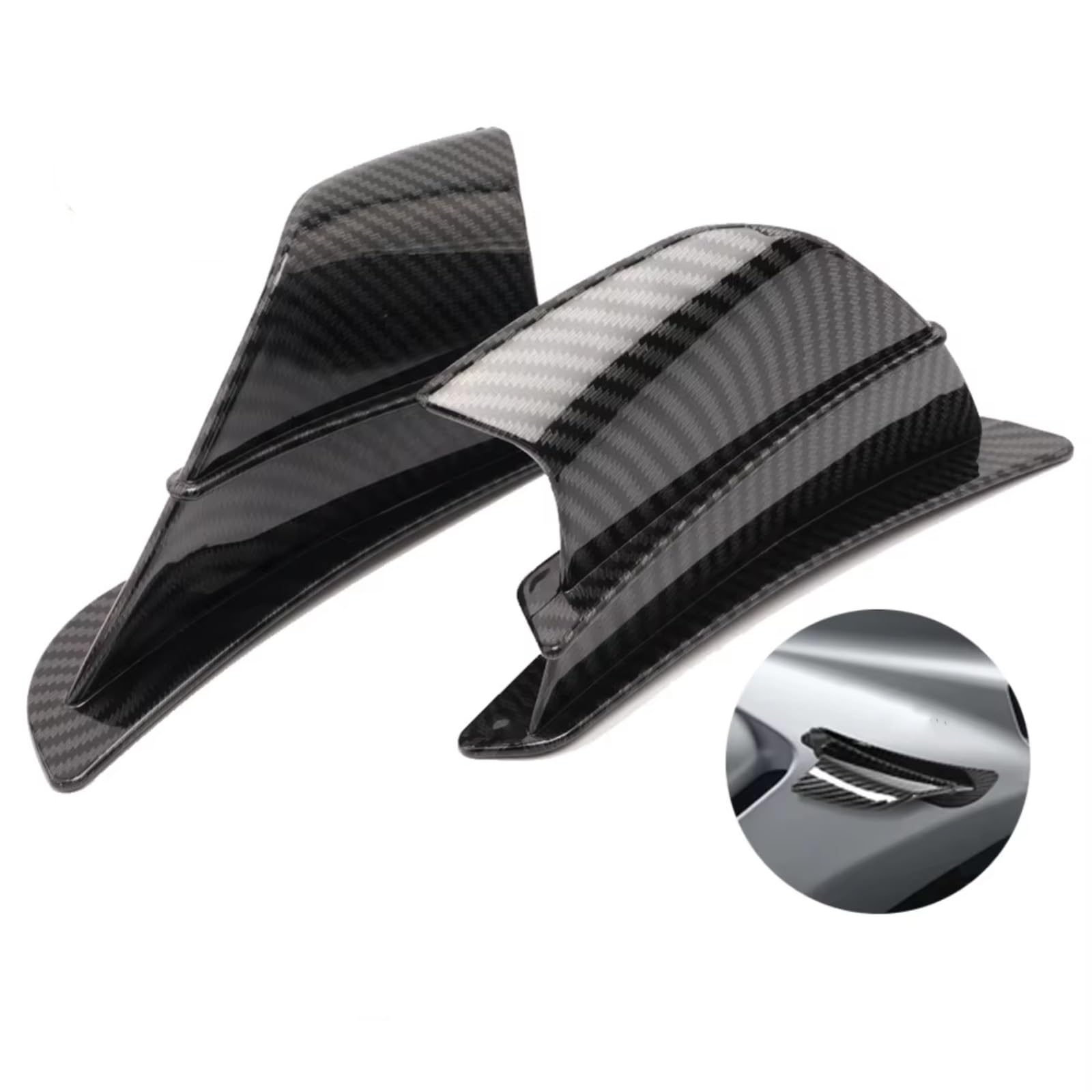 Alette Per Moto Compatibile Con Per H2R Moto Deflettore Per Kit Ala Accessori Spoiler Carenatura Sostituzione Aletta Laterale