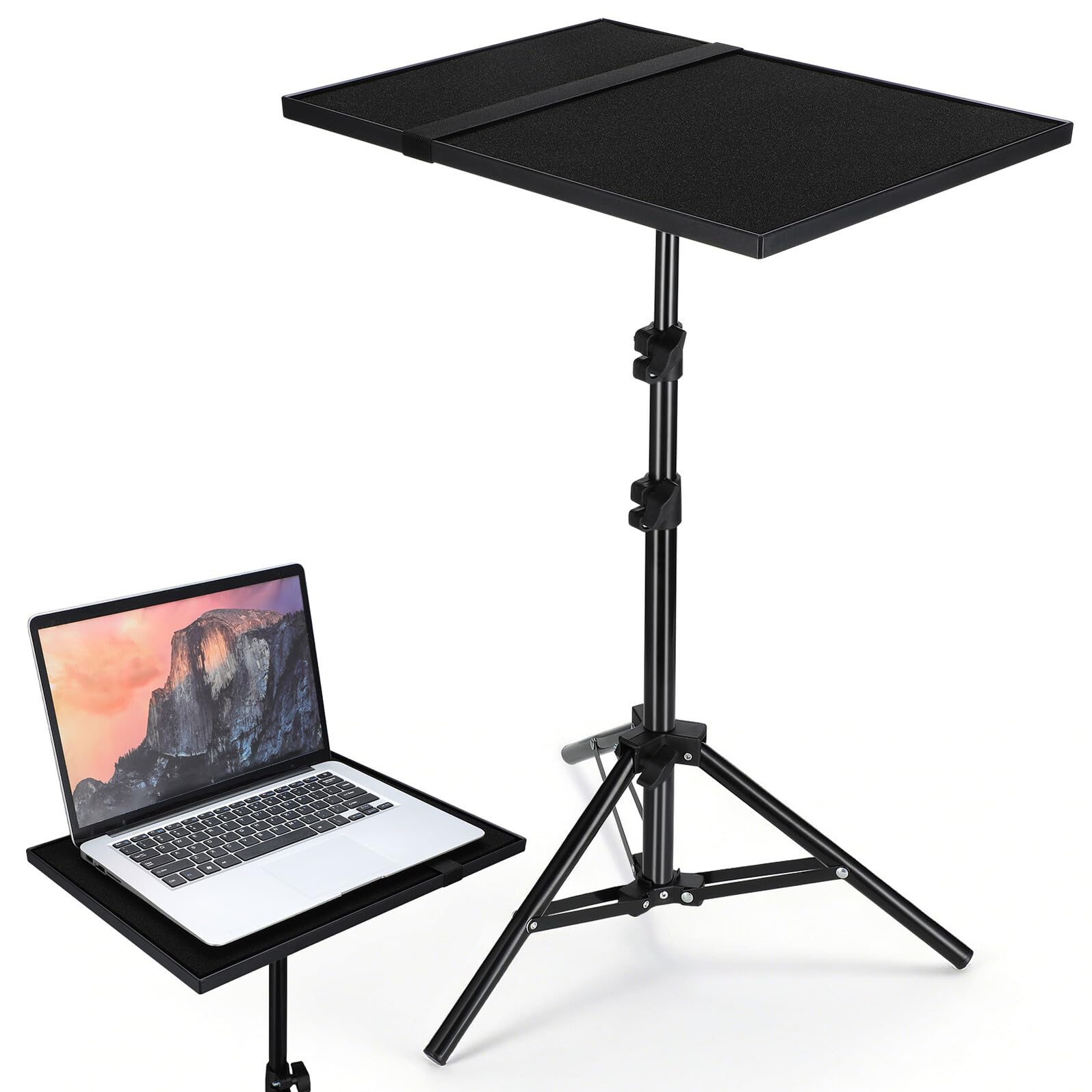 Trépied pour projecteur stable et réglable en hauteur avec plateau
