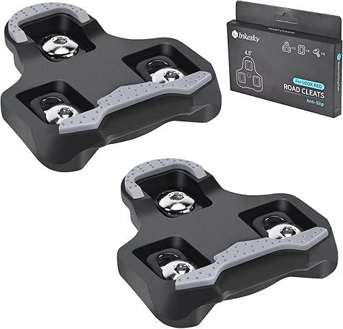Inkesky Tacos de bicicleta de carretera compatibles con Look KEO Grip, goma antideslizante