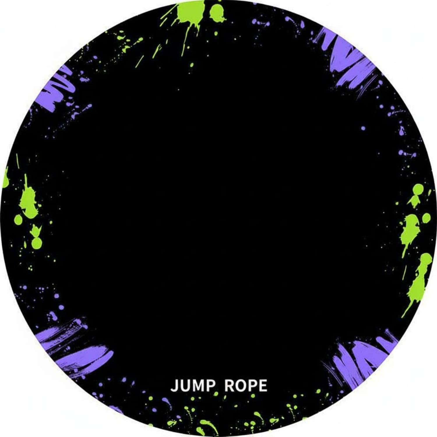 MYADDICTION Wear-Resistant Oval Jump Rope Mat Non-Slip Jump Rope Mat Shock-Absorbing Reducing Workout Gear Cushioned for Jumping Workouts, Tsd219 Artistic C-image-14