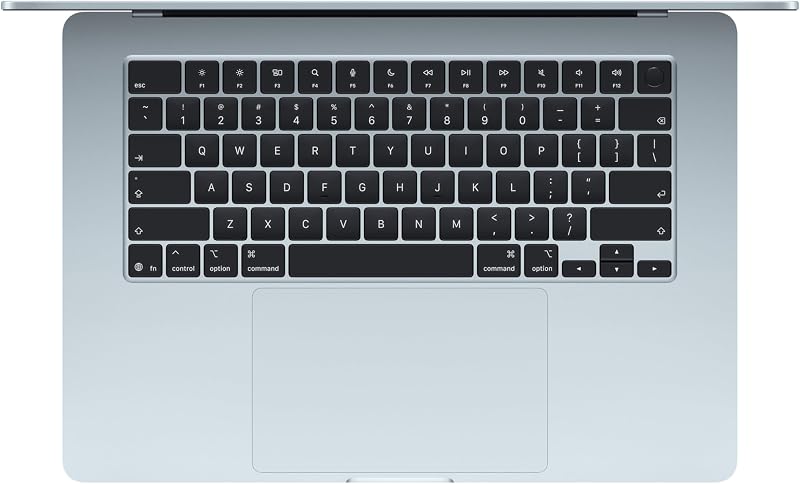 Apple 2026 MacBook Air 15-inch Laptop with M5 chip: Built for AI, 15.3-inch Liquid Retina Display, 16GB Unified Memory, 512GB SSD, 12MP Center Stage Camera, Touch ID, Wi-Fi 7; Sky Blue image 2