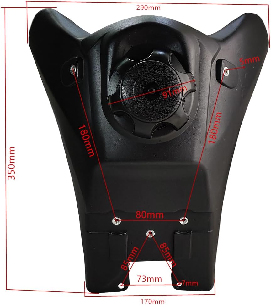 Motorcycle Gas Fuel Tank Fuel Petrol Tank Cap For Yamaha TTR110 2018-2015 Chinese 125CC Dirt Pit Bike Motocross Enduro Off Road Supermoto