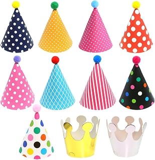JUNBESTN 11 Piece Party Hats