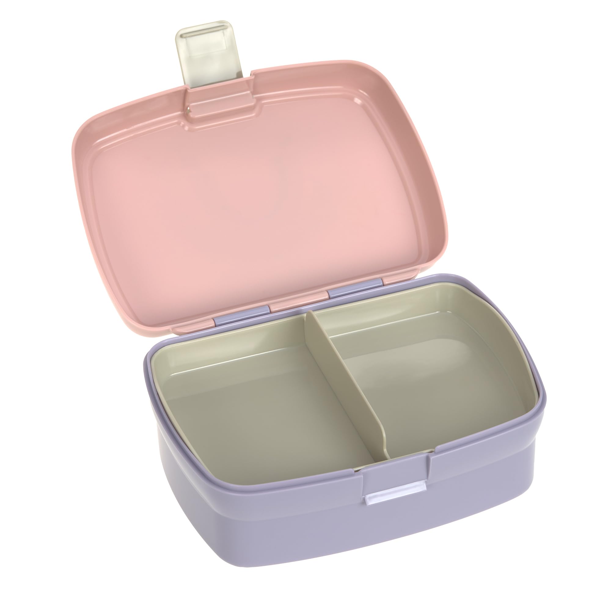 Lässig Fiambrera para niños con separador extraíble, sin BPA/Rainbow