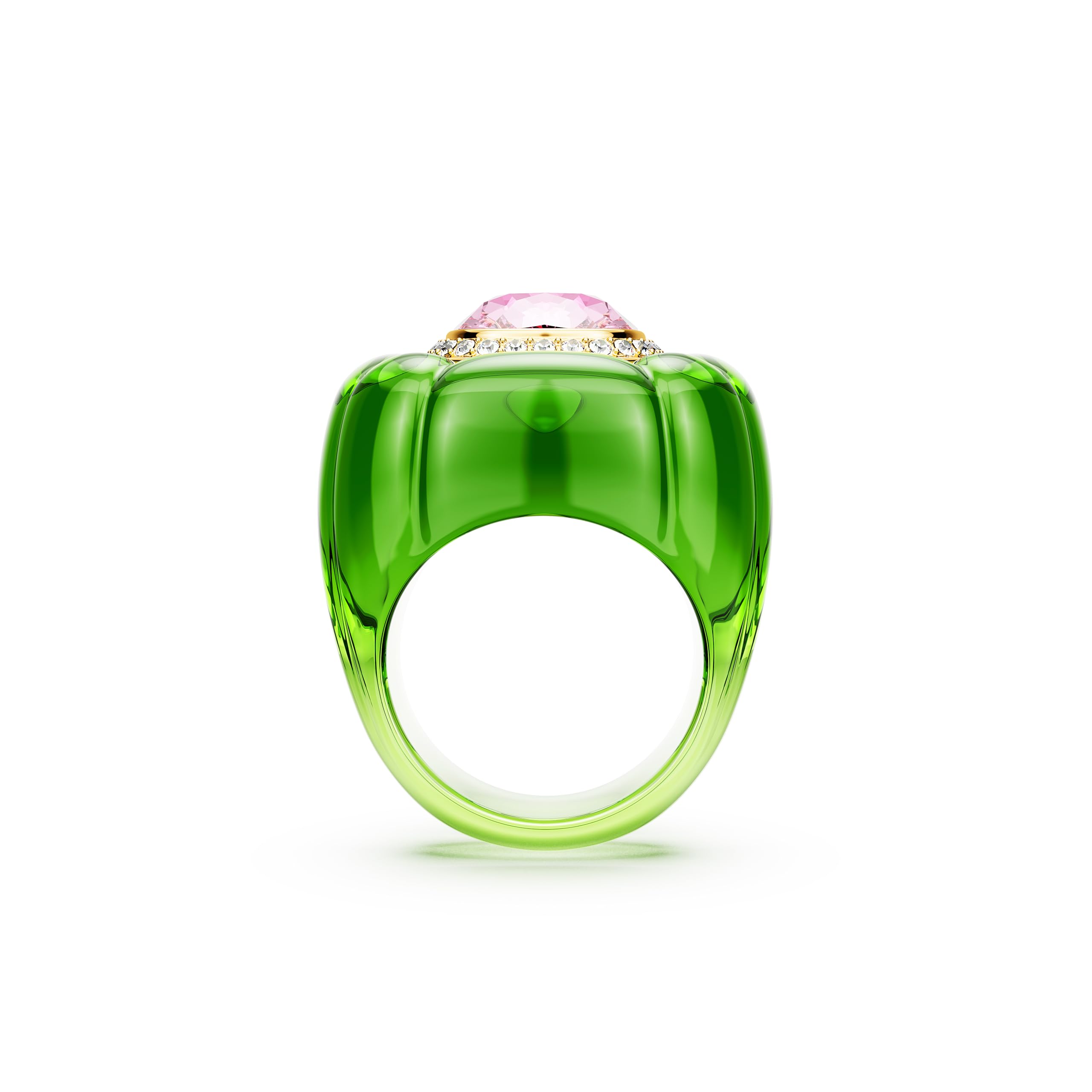 Swarovski Dulcis Colección anillo cocktail, talla cojín, pavé, multicolor