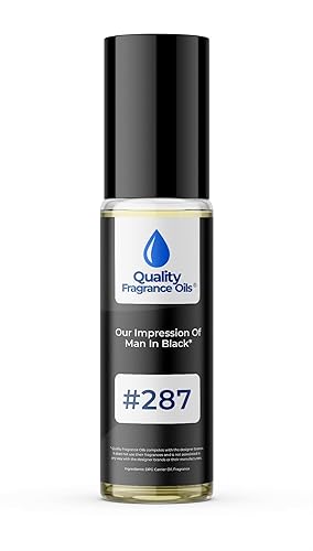 Quality Fragrance Oils 'Man in Black de Bvl. Impression #287  Aceite de perfume de larga duración, sin alcohol, aroma fuerte, 0.34 fl oz roll-on